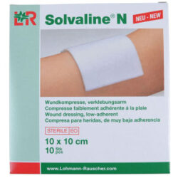 Kompress Solvaline sterila 10 pack